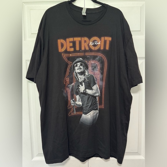 Kid Rock Inaugural Show Little Caesars Arena 2017 Black Graphic Tee 3XL - Picture 1 of 5